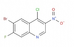 6-bromo-4-chloro-7-fluoro-3-nitroquinoline