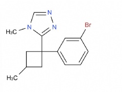3-(1-(3-bromophenyl)-3-methylcyclobutyl)-4-methyl-4H-1,2,4-triazole