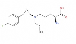 (2S)-2-amino-5-[[(1R,2S)-2-(4-fluorophenyl)cyclopropyl]-prop-2-enylamino]pentanoic acid