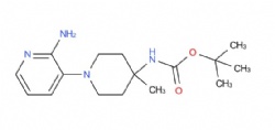 tert-butyl (1-(2-aminopyridin-3-yl)-4-methylpiperidin-4-yl)carbamate