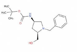 tert-butyl ((3R,5R)-1-benzyl-5-(hydroxymethyl)pyrrolidin-3-yl)carbamate