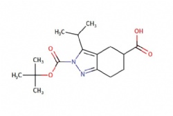 2-(tert-butoxycarbonyl)-3-isopropyl-4,5,6,7-tetrahydro-2H-indazole-5-carboxylic acid