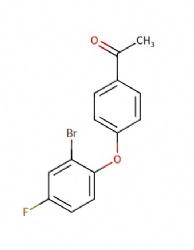 1-(4-(2-bromo-4-fluorophenoxy)phenyl)ethan-1-one