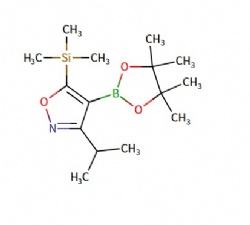 3-isopropyl-4-(4,4,5,5-tetramethyl-1,3,2-dioxaborolan-2-yl)-5-(trimethylsilyl)isoxazole