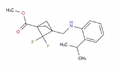 methyl 2,2-difluoro-3-(((2-isopropylphenyl)amino)methyl)bicyclo[1.1.1]pentane-1-carboxylate
