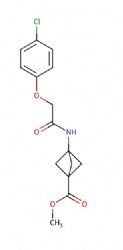 methyl 3-(2-(4-chlorophenoxy)acetamido)bicyclo[1.1.1]pentane-1-carboxylate