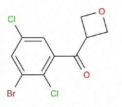 (3-bromo-2,5-dichlorophenyl)(oxetan-3-yl)methanone
