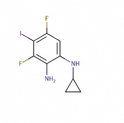 N1-cyclopropyl-3,5-difluoro-4-iodobenzene-1,2-diamine