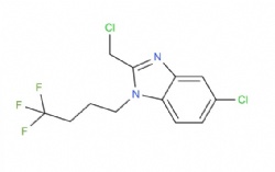 5-chloro-2-(chloromethyl)-1-(4,4,4-trifluorobutyl)-1H-benzo[d]imidazole