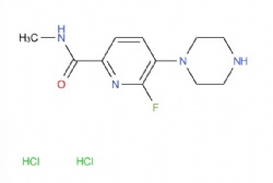 6-fluoro-N-methyl-5-(piperazin-1-yl)picolinamide dihydrochloride