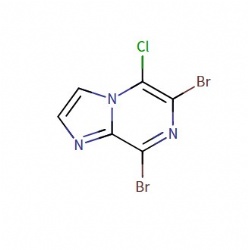 6,8-dibromo-5-chloroimidazo[1,2-a]pyrazine