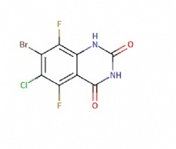 7-bromo-6-chloro-5,8-difluoroquinazoline-2,4(1H,3H)-dione