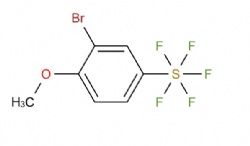 (3-bromo-4-methoxyphenyl)pentafluoro-l6-sulfane