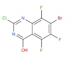 7-bromo-2-chloro-5,6,8-trifluoroquinazolin-4-ol