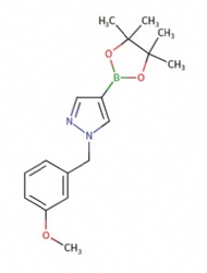 1-(3-methoxybenzyl)-4-(4,4,5,5-tetramethyl-1,3,2-dioxaborolan-2-yl)-1H-pyrazole