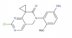 6'-(5-amino-2-methylphenyl)-2'-chloro-5',6'-dihydro-7'H-spiro[cyclopropane-1,8'-pyrido[4,3-d]pyrimidin]-7'-one