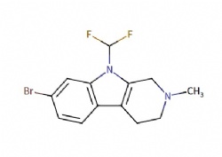 7-bromo-9-(difluoromethyl)-2-methyl-2,3,4,9-tetrahydro-1H-pyrido[3,4-b]indole