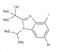 2-(6-bromo-4-fluoro-1-isopropyl-1H-benzo[d]imidazol-2-yl)propan-2-ol