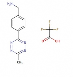 (4-(6-methyl-1,2,4,5-tetrazin-3-yl)phenyl)methanamine 2,2,2-trifluoroacetate