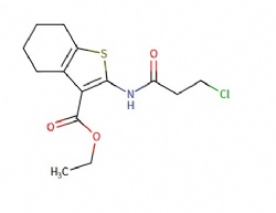 ethyl 2-(3-chloropropanamido)-4,5,6,7-tetrahydrobenzo[b]thiophene-3-carboxylate