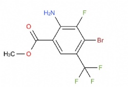 methyl 2-amino-4-bromo-3-fluoro-5-(trifluoromethyl)benzoate