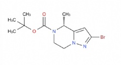 tert-butyl (4R)-2-bromo-4-methyl-4H,5H,6H,7H-pyrazolo[1,5-a]pyrazine-5-carboxylate