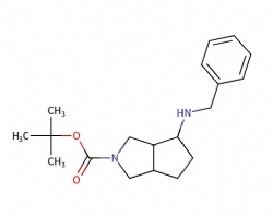 tert-butyl 4-(benzylamino)hexahydrocyclopenta[c]pyrrole-2(1H)-carboxylate