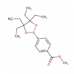 Benzoic acid, 4-(4,4,5,5-tetraethyl-1,3,2-dioxaborolan-2-yl)-, methyl ester