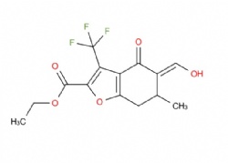 ethyl 5-(hydroxymethylene)-6-methyl-4-oxo-3-(trifluoromethyl)-4,5,6,7-tetrahydrobenzofuran-2-carboxylate