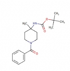 tert-butyl (1-benzoyl-4-methylpiperidin-4-yl)carbamate