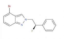 (R)-4-bromo-2-(2-fluoro-2-phenylethyl)-2H-indazole