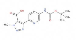 4-(5-((tert-butoxycarbonyl)amino)pyridin-2-yl)-1-methyl-1H-1,2,3-triazole-5-carboxylic acid
