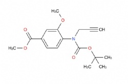 methyl 4-((tert-butoxycarbonyl)(prop-2-yn-1-yl)amino)-3-methoxybenzoate