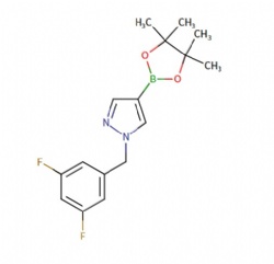 1-(3,5-difluorobenzyl)-4-(4,4,5,5-tetramethyl-1,3,2-dioxaborolan-2-yl)-1H-pyrazole