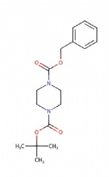 1-benzyl 4-(tert-butyl) piperazine-1,4-dicarboxylate