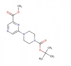 methyl 6-(4-(tert-butoxycarbonyl)piperazin-1-yl)pyrazine-2-carboxylate