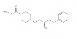 methyl (R)-1-(3-amino-4-(phenylthio)butyl)piperidine-4-carboxylate