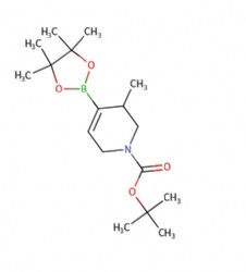 tert-butyl 3-methyl-4-(tetramethyl-1,3,2-dioxaborolan-2-yl)-1,2,3,6-tetrahydropyridine-1-carboxylate