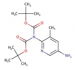 tert-butyl N-(5-amino-3-methylpyridin-2-yl)-N-[(2-methylpropan-2-yl)oxycarbonyl]carbamate