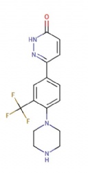 6-(4-(piperazin-1-yl)-3-(trifluoromethyl)phenyl)pyridazin-3(2H)-one