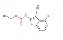 ethyl (4-bromo-3-cyanobenzo[b]thiophen-2-yl)carbamate