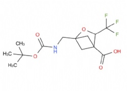 1-(((tert-butoxycarbonyl)amino)methyl)-3-(trifluoromethyl)-2-oxabicyclo[2.1.1]hexane-4-carboxylic acid