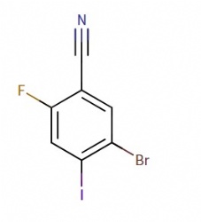 5-bromo-2-fluoro-4-iodobenzonitrile