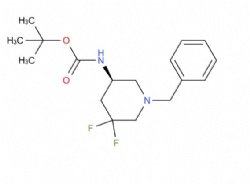 tert-butyl N-[(3R)-1-benzyl-5,5-difluoro-3-piperidyl]carbamate