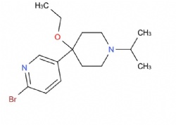 2-bromo-5-(4-ethoxy-1-isopropylpiperidin-4-yl)pyridine