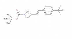 tert-butyl (E)-3-(4-(trifluoromethyl)styryl)azetidine-1-carboxylate