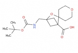 4-(((tert-butoxycarbonyl)amino)methyl)tetrahydro-3-oxaspiro[bicyclo[2.1.1]hexane-2,4'-pyran]-1-carboxylic acid