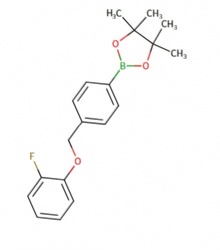 2-(4-((2-fluorophenoxy)methyl)phenyl)-4,4,5,5-tetramethyl-1,3,2-dioxaborolane