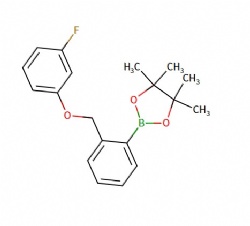2-(2-((3-fluorophenoxy)methyl)phenyl)-4,4,5,5-tetramethyl-1,3,2-dioxaborolane