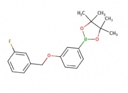 2-(3-((3-fluorobenzyl)oxy)phenyl)-4,4,5,5-tetramethyl-1,3,2-dioxaborolane